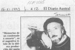 Floridor Pérez viene a mostrar su último libro  [artículo].