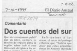 Dos cuentos del sur  [artículo] Caupolicán Márquez V.