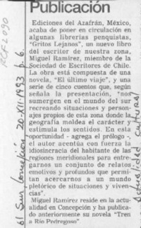 Publicación  [artículo].