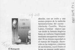 El banquete  [artículo] Sonia González Valdenegro.