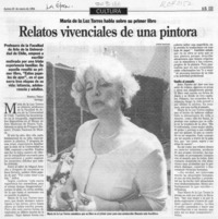 Relatos vivenciales de una pintora