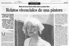 Relatos vivenciales de una pintora