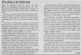 Encina y la historia
