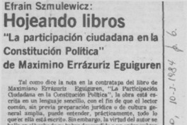 "La participación ciudadana en la Constitución Política"