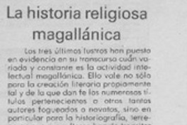 La historia religiosa magallánica