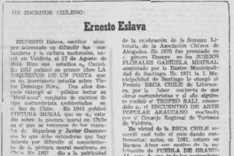 Ernesto Eslava