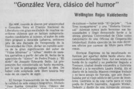 González Vera, clásico del humor