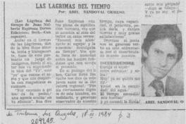 "Las lágrimas del tiempo