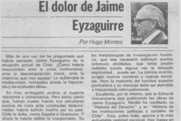 El dolor de Jaime Eyzaguirre