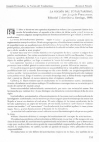 La noción del totalitarismo