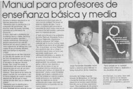Manual para profesores de enseñanza básica y media