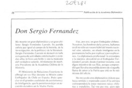 Don Sergio Fernández