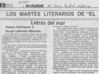Letras del mar