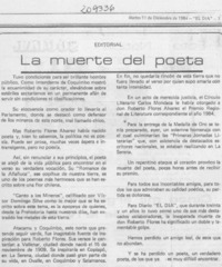 La Muerte del poeta