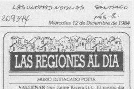 Murió destacado poeta