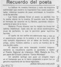 Recuerdo del poeta