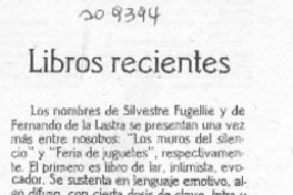 Libros recientes