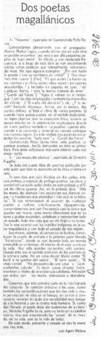Dos poetas magallánicos