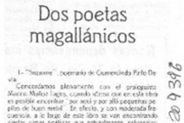 Dos poetas magallánicos