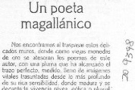 Un poeta magallánico