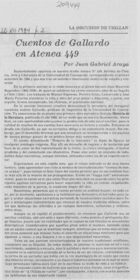 Cuentos de Gallardo en Atenea 449