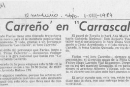 'Loco Carreño' en "Carrascal"