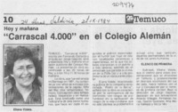 "Carrascal 4000" en el Colegio Alemán