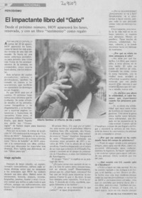 El impactante libro del "Gato" : [entrevista]