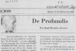 "De profundis"