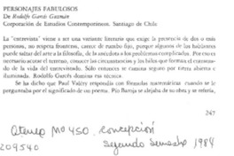 "Personajes fabulosos"