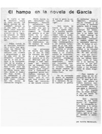 El Hampa en la novela de García