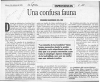 Una confusa fauna  [artículo] Eduardo Guerrero del Río.