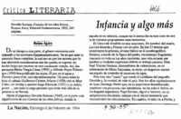 Infancia y algo más  [artículo] Mariano Aguirre.