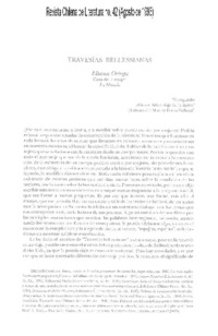 Travesías bellessianas