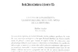"La casa de los espíritus"; la historia del mito y el mito de la historia