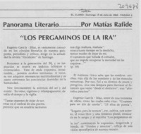 "Los pergaminos de la ira"