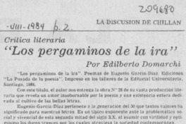 "Los pergaminos de la ira"