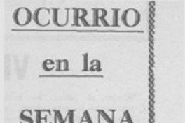 "Caen los gorriones"