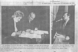 Firman convenio para concurso literario "María Luisa Bombal"