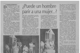 Puede un hombre parir a una mujer?