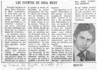 Los cuentos de Rosa Mery