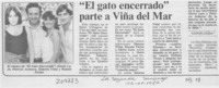 "El Gato encerrado" parte a Viña del Mar