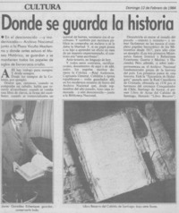 Donde se guarda la historia no hay ratones de biblioteca