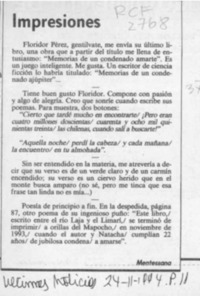 Impresiones  [artículo] Mentessana.