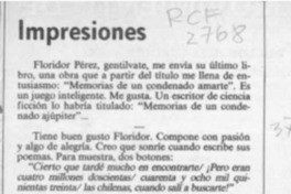 Impresiones  [artículo] Mentessana.