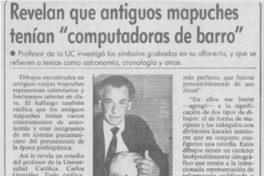 Revelan que antiguos mapuches tenían "computadoras de barro"