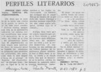 Perfiles literarios