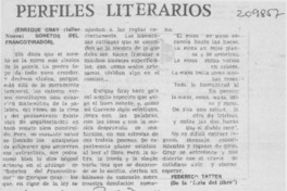 Perfiles literarios