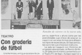 Con gradería de fútbol