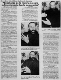 "Enseñanza de la historia no es lo suficientemente fuerte como antes"